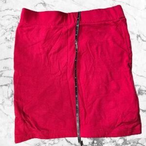 Forever 21 Deep Red Knit Mini Skirt